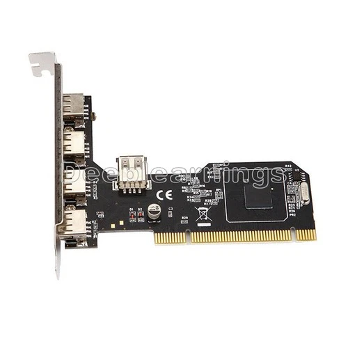 High Speed 480Mbps 5 Port USB 2.0 PCI Hub Card Controller Adapter Module