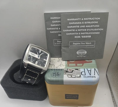 Fossil Herren-Uhr JR9991 | Lederband | Batterie leer - Bild 1 von 4