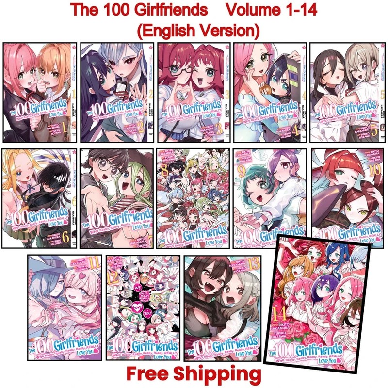 The 100 Girlfriends Who Really Really Really Really Love You Vol. 1 - 14 Manga