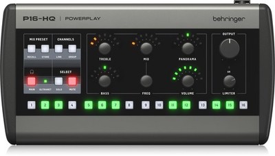 Powerplay P16-HQ 16-Channel Digital Personal Monitoring Mixer