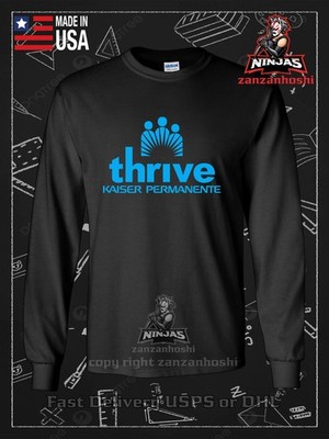 New Kaiser Permanente Thrive Logo Men's Long Sleeve T-Shirt American Tee T-Shirt