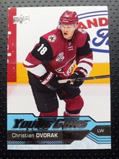 2016-17 Upper Deck Series 1 Young Guns #235 Christian Dvorak Rookie Card. rookie card picture