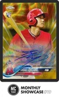 SHOHEI OHTANI 2018 TOPPS CHROME GOLD WAVE REFRACTOR ROOKIE AUTO RC 44/50 DODGERS