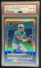 2020 Panini Donruss Optic Tua Tagovailoa Holo Prizm RC #152 Dolphins PSA 10