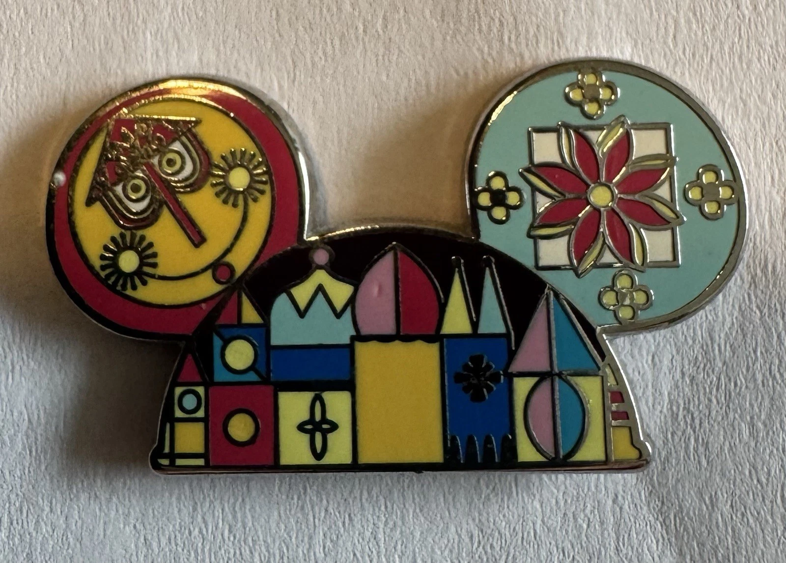 Disney parks Series 2 Ear Hat mystery collection it's a small world trading pin
