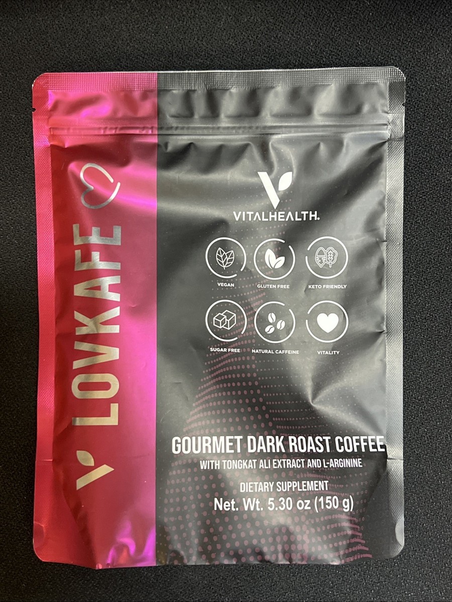V-LOVKAFE BY VITALHEALTH ,Gourmet Dark Roast Coffee (Dietary