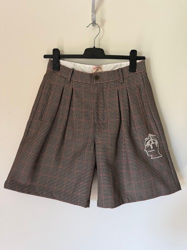 Brain Dead x Brooks Brothers Houndstooth Pleated Shorts - Size 30 - Tan - NEW