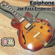 Acoustic Electric Guitar Epiphone Joe Pass Emperor II Sunburst Made in Korea