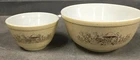 Lot Of 2 Forest Fancies Pyrex Bowels #401 And #403, 750ML And 2.5L