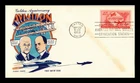 DR JIM STAMPS US COVER AVIATION 50TH ANNIVERSARY AIR MAIL FDC SCOTT C47 FLUEGEL