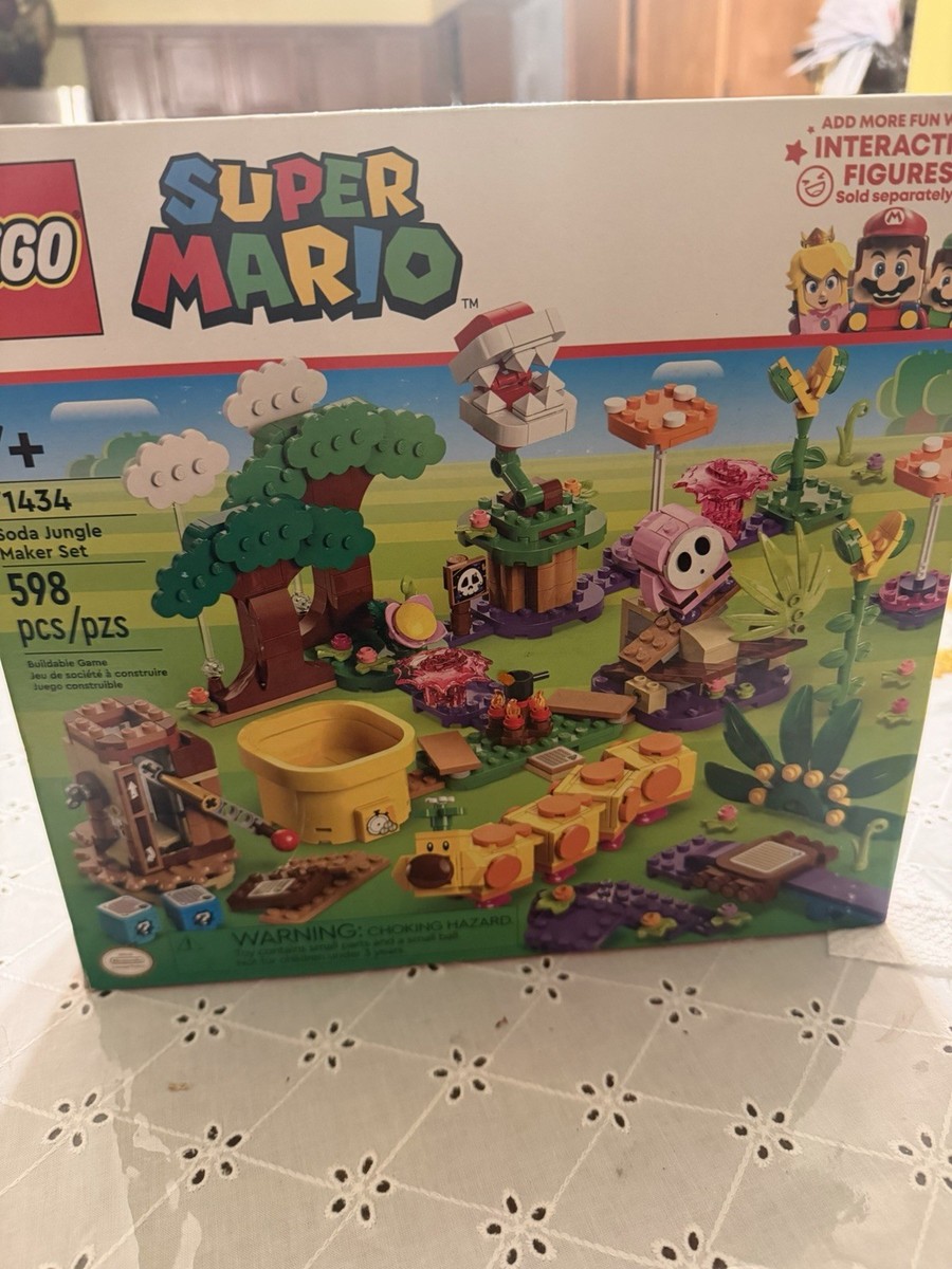 LEGO Super Mario Soda Jungle Maker Set 71434, 598 pcs, Mario Luigi