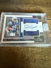 2019 Parris Campbell Panini One RPA, 1/5!! Cowboys