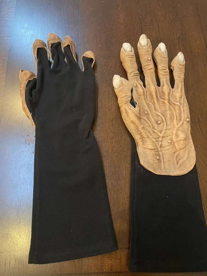 ZAGONE STUDIOS SHORT FLESH MONSTER VEIN POPPING LATEX HANDS GLOVES - Image 2 of 2