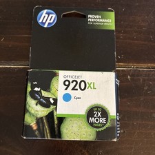 Hp 920 XL Cyan Ink Cartidge Exp 2015
