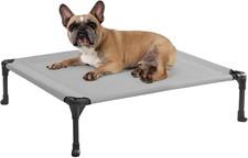 Outdoor Elevated Dog Bed for Medium Dogs, Cooling Raised Dog Cots Beds Training