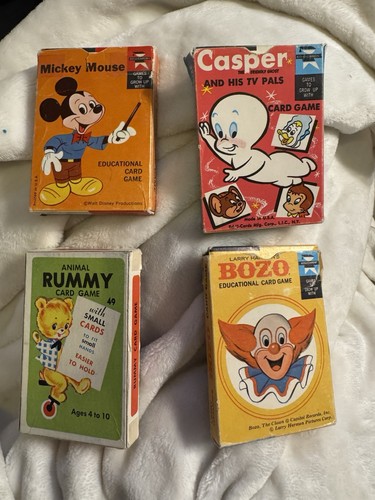 Vintage Children’s Educational Card Games 1950’s & 1960’s
