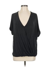 Other Stories Women Black Short Sleeve T-Shirt 8