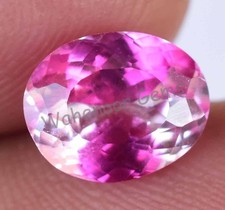 Unheated 2.95 Ct Natural Bi-Color Sapphire Oval Certified Ceylon Loose Gemstone