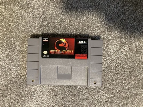 Mortal Kombat Super Nintendo SNES Cartridge Only Works
