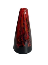 Signed 2400 Fahrenheit LAVA Art Glass Vase from the Big Island of Hawaii