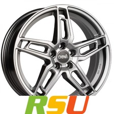 DBV 5DS 005 shadow silber 8x18" ET30 LK5 112 ML 70.1 Alufelgen 18 Zoll