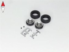 BRM MODEL CARS SET DI RUOTE CLASSICHE CON GOMME (ANTERIORE 20X7)