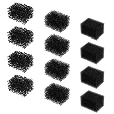 12 Pcs Stipple Sponges for Special Effects Makeup and Cosplay Art (Black)