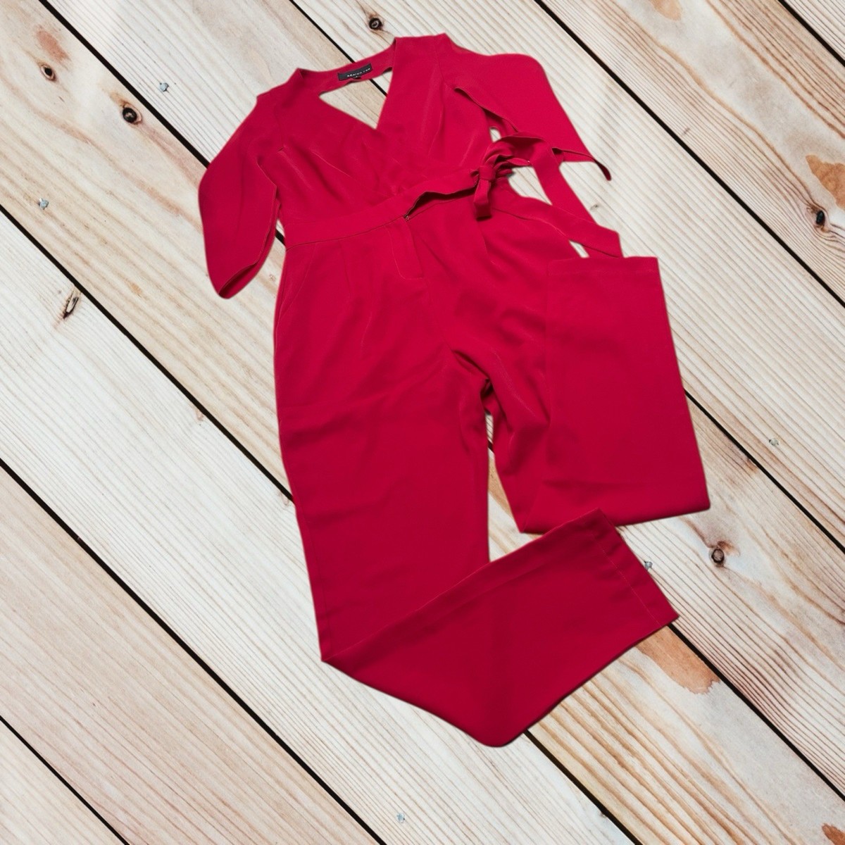Adelyn Rae S cutout back red jumpsuit    $124 retail View 2