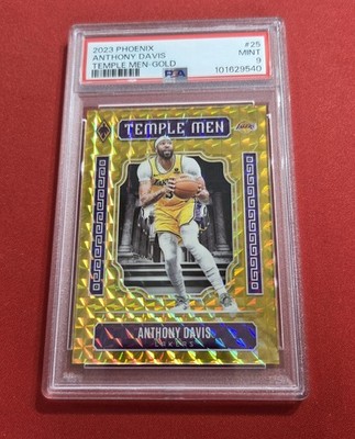 2023 PHOENIX ANTHONY DAVIS TEMPLE MEN GOLD 9/10 ONLY! GRADED PSA 9 MINT #25 🔥