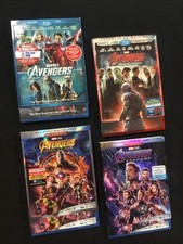 Marvel  s The Avengers / Age of Ultron / Infinity War / Endgame Blu Ray Lot