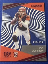 2020 Panini Chronicles - Clear Vision Rookies Joe Burrow #CV-1 Red /199 (RC)