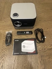 Aurzen Boom 3 Projector, Towond Projector Screen 100 inch, Projector Stand