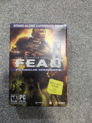 FEAR F.E.A.R.: Perseus Mandate - PC Action Horror Expansion Pack - New Sealed
