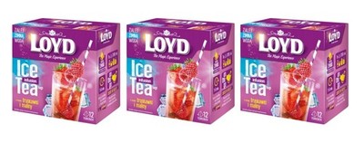 Loyd Eistee Erdbeere Himbeere 36 Teebeutel - Kalter Tee 90g - Cold Brew Ice Tea