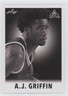 2022 Leaf National Convention Memories 1960 Basketball AJ Griffin #BW-01 4r2