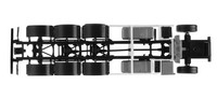 Herpa 085182 - 1/87 Teileservice Fahrgestell Lkw 4-Achs Scania Cr/Cs