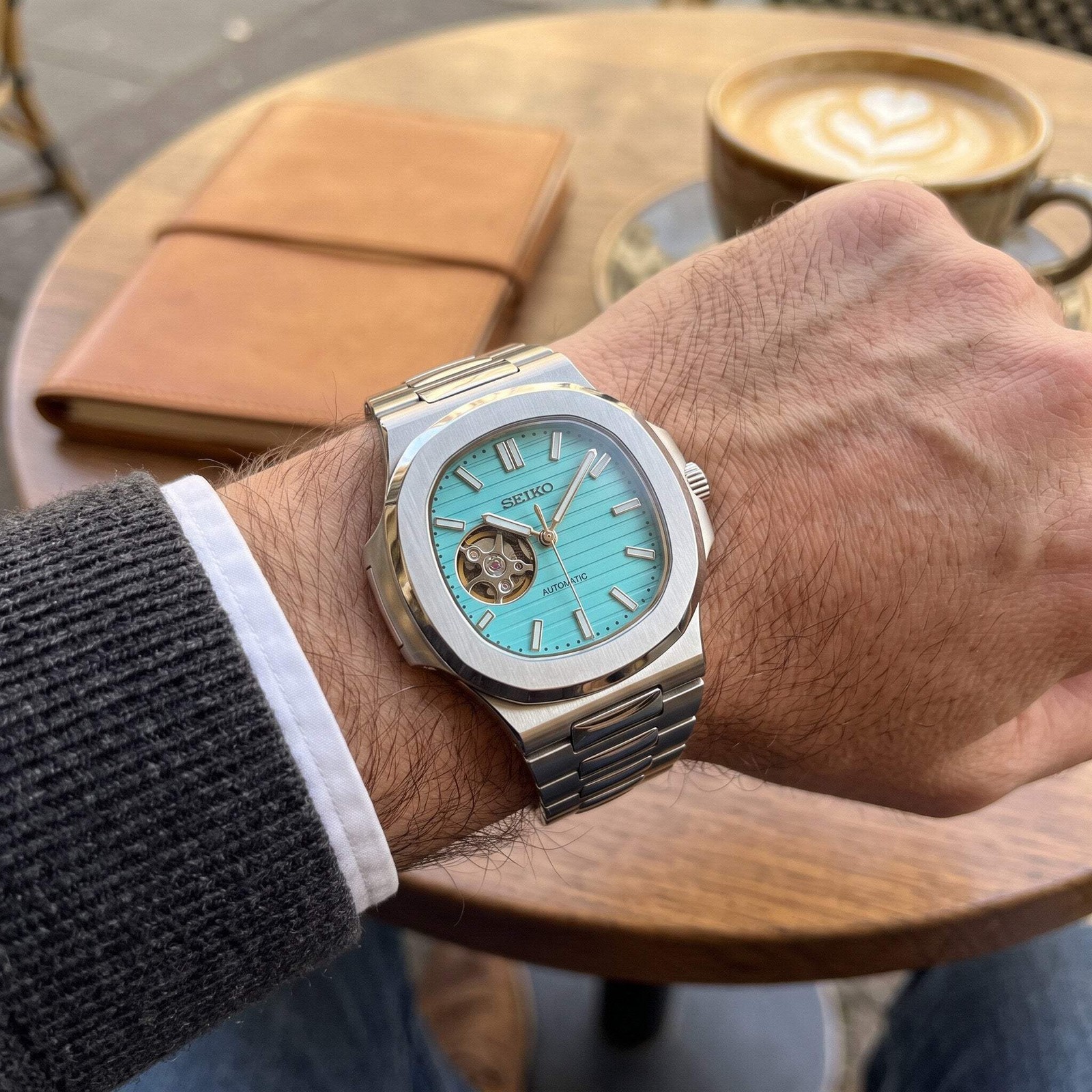 Orologio Naut Mod Automatico Acciaio 41 mm Teal foto 4
