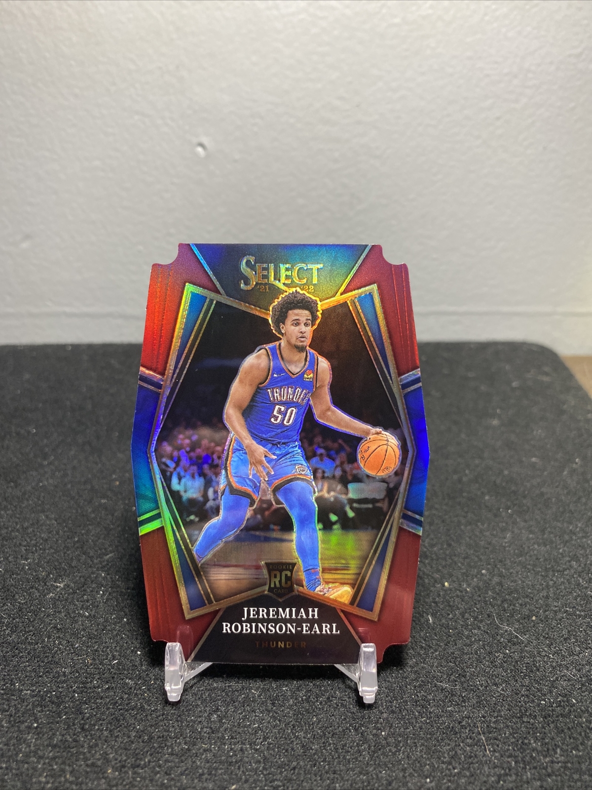 2021-22 Select Prizms Maroon Die Cut #182 Jeremiah Robinson-Earl /175