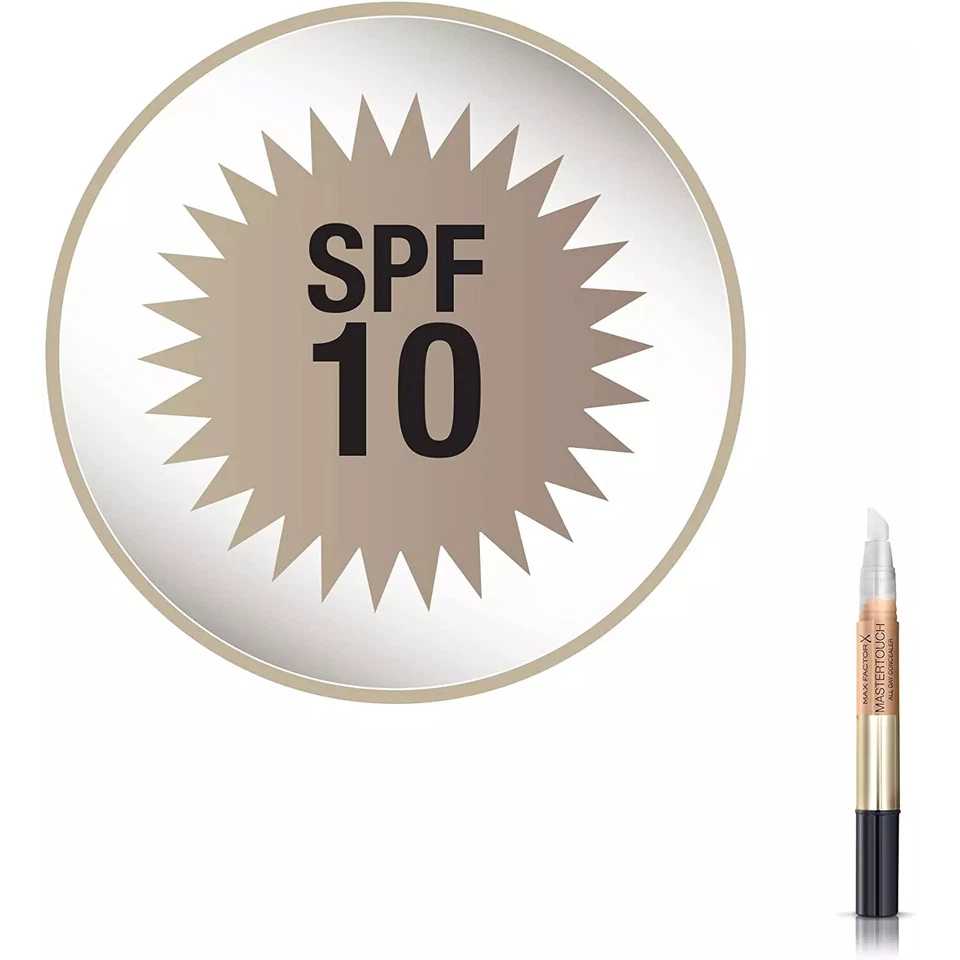 MAX FACTOR Mastertouch All Day Under Eye Concealer 10ml - 309 Beige *PACK OF 2* - Image 3 of 4