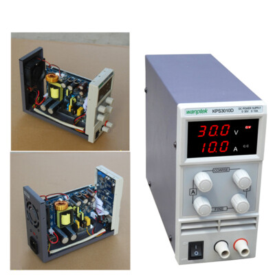 Regelbares DC Labornetzgerät 0-30V 0-10A Labornetzteil Netzgerät Variable NEU DE