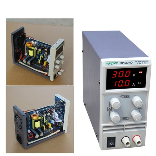 	0-30V 10A Adjustable DC Power Supply Variable Digital Lab Regulated Power - Picture 1 of 4