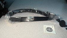 NWT Collegiate Licensed Univ of Florida GATORS 26" Black Leather DOG COLLAR