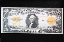 1922 $20 Gold Certificate Fr. 1187 K80874832 AU+ 4OH4