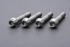 4 Spine / Vite per Pinza Freno Radiale in Inox Brugola per YAMAHA YZF R6 2006-07