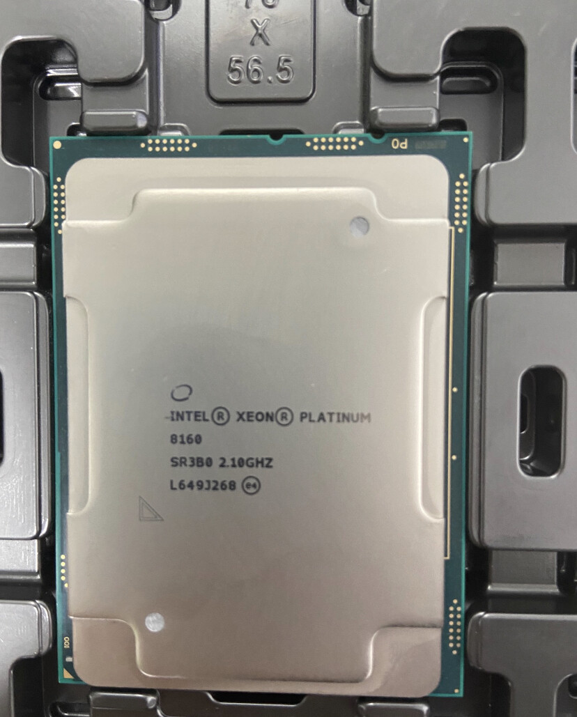 Intel Xeon Platinum 8160 CPU 24-cores 33M Cache 2.10GHz 150W