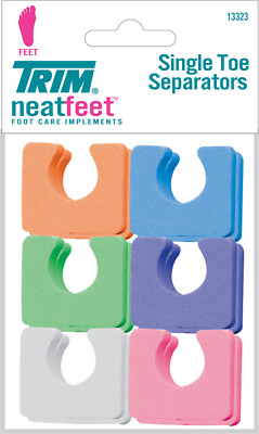 2x Trim Neat feet single Toe Separators Foot Care Implements 