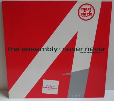   THE ASSEMBLY - NEVER NEVER, Mute 1983 - INT 126.817 VINYL MAXI-SINGLE VG+