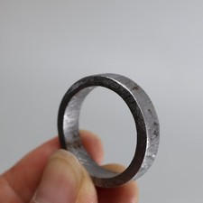 Anillo de meteorito de hierro, regalo, meteorito, defectos menores anillo de meteorito TAMAÑO (US 12) J389