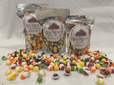Freeze-Dried Skittles- Sour Flavor (Moon Rocks) 4 oz bag