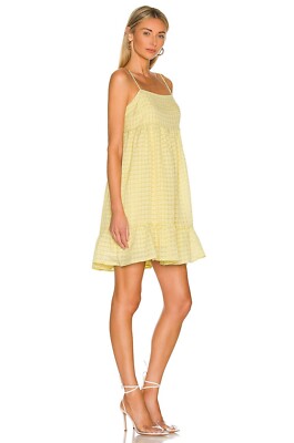 Line & Dot L141806 Womens Yellow Erin Mini Dress Size M | eBay